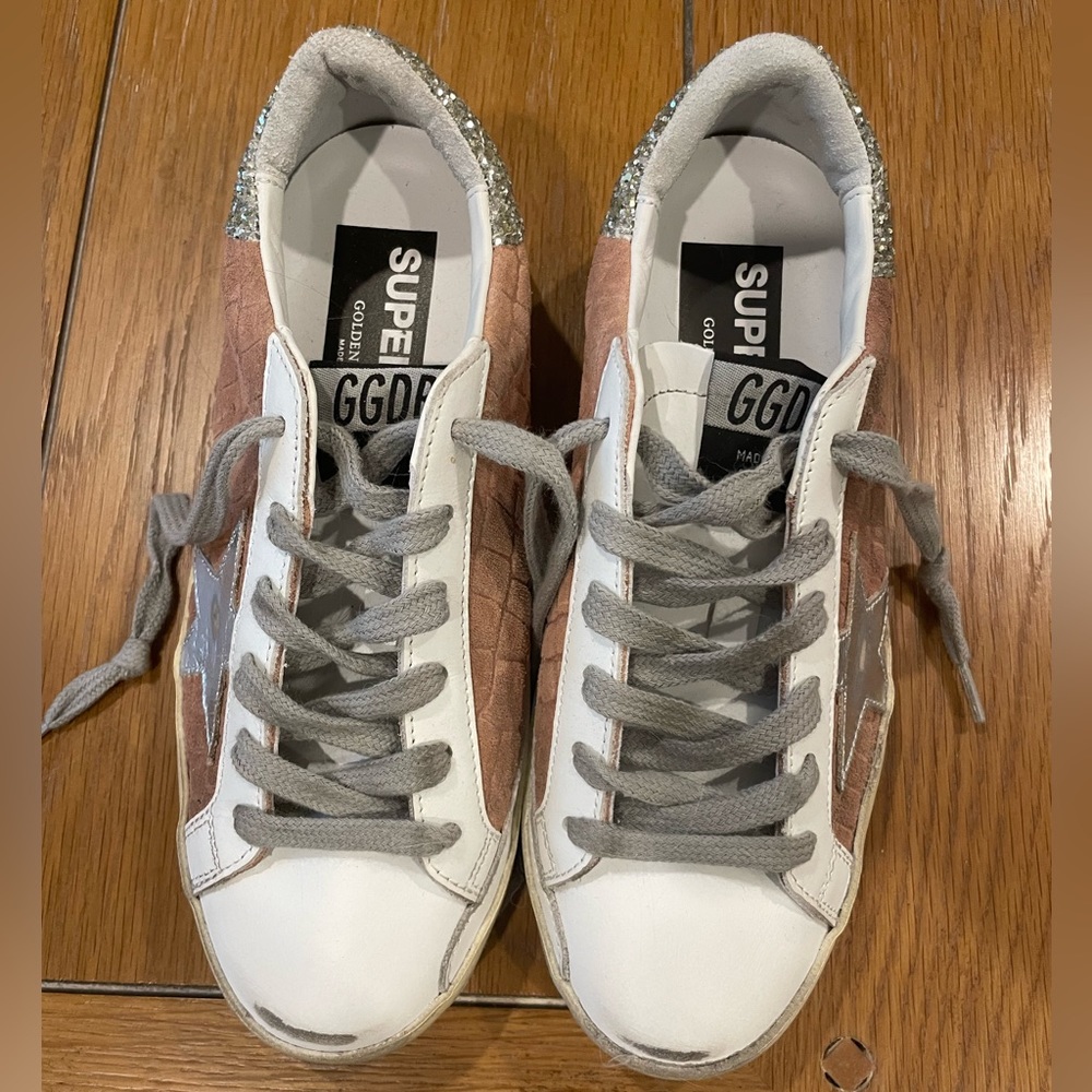 Golden Goose Suede Low Top Sneakers